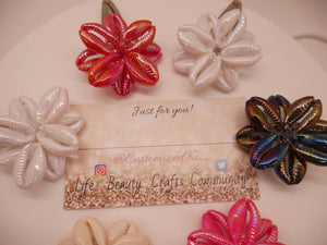 Cowrie Shell Hair Clip